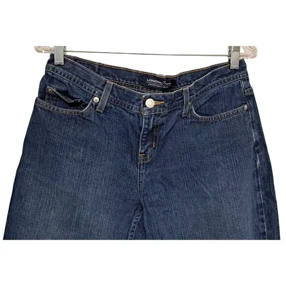 London Jeans Womens Size 8 Darm Wash Blue Denim - Picture 6 of 11